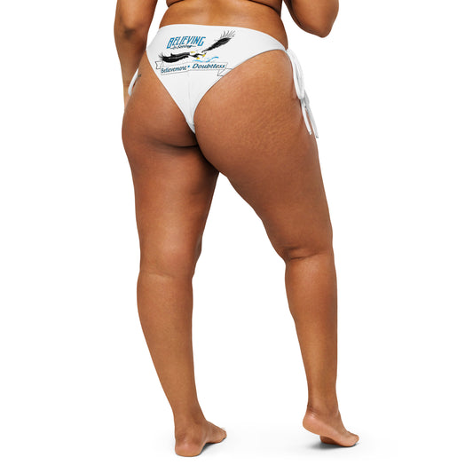 All-over print  string bikini bottom
