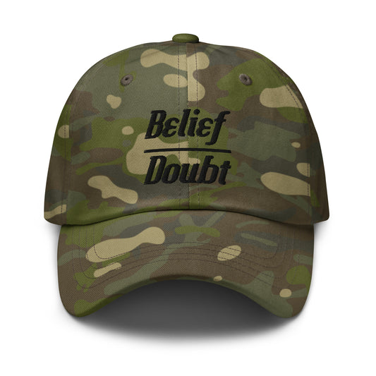 Belief Over Doubt Multicam dad hat