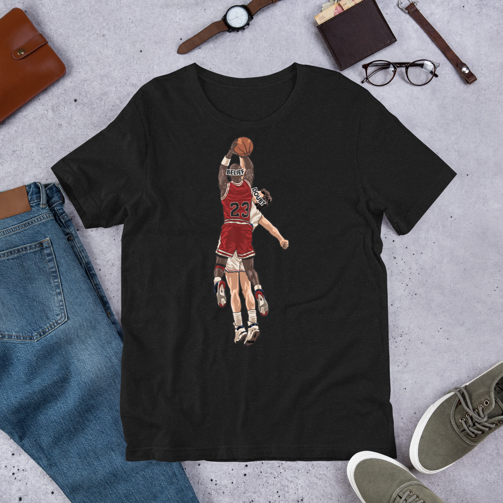 Belief Ove Doubt Basketball T-Shirt